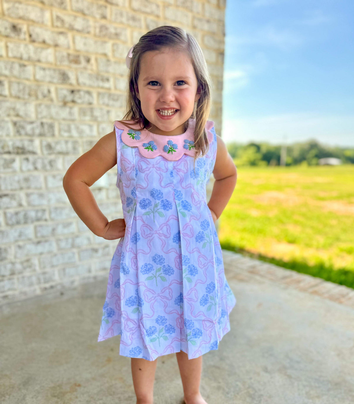 RTS: Sweet Hydrangeas dress (ships in 3-5 business days)