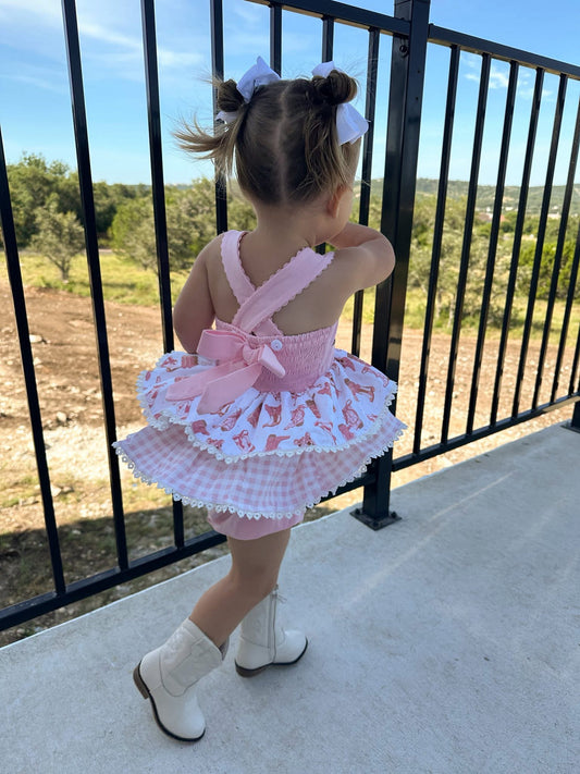 PO 30 RTS: Boots & Rodeo Bloomer Set (ships in 3-5 business days)