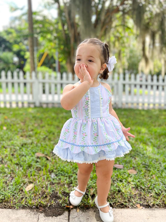 Kallie Grace Floral Skirted Bubble