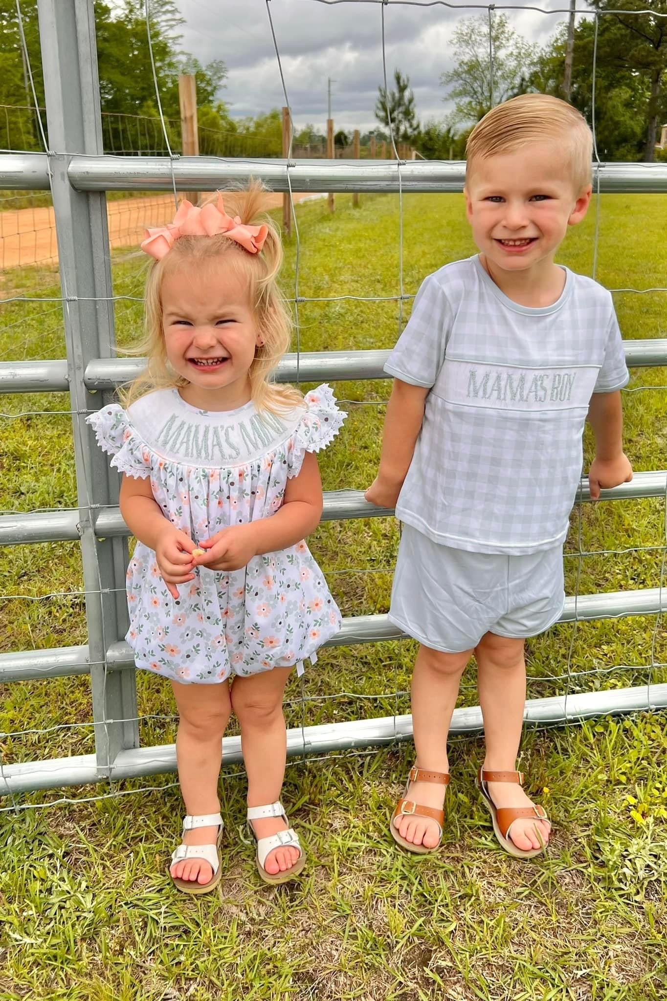 Cecilia Rae Gingham Shortie Set