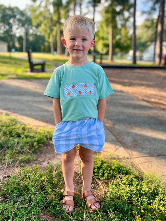 Geo Pumpkins Shortie Set (ships in 3-5 business days)