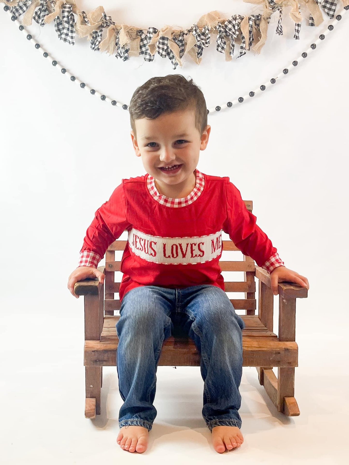 Jesus Loves Me Long Sleeves Shirt Only