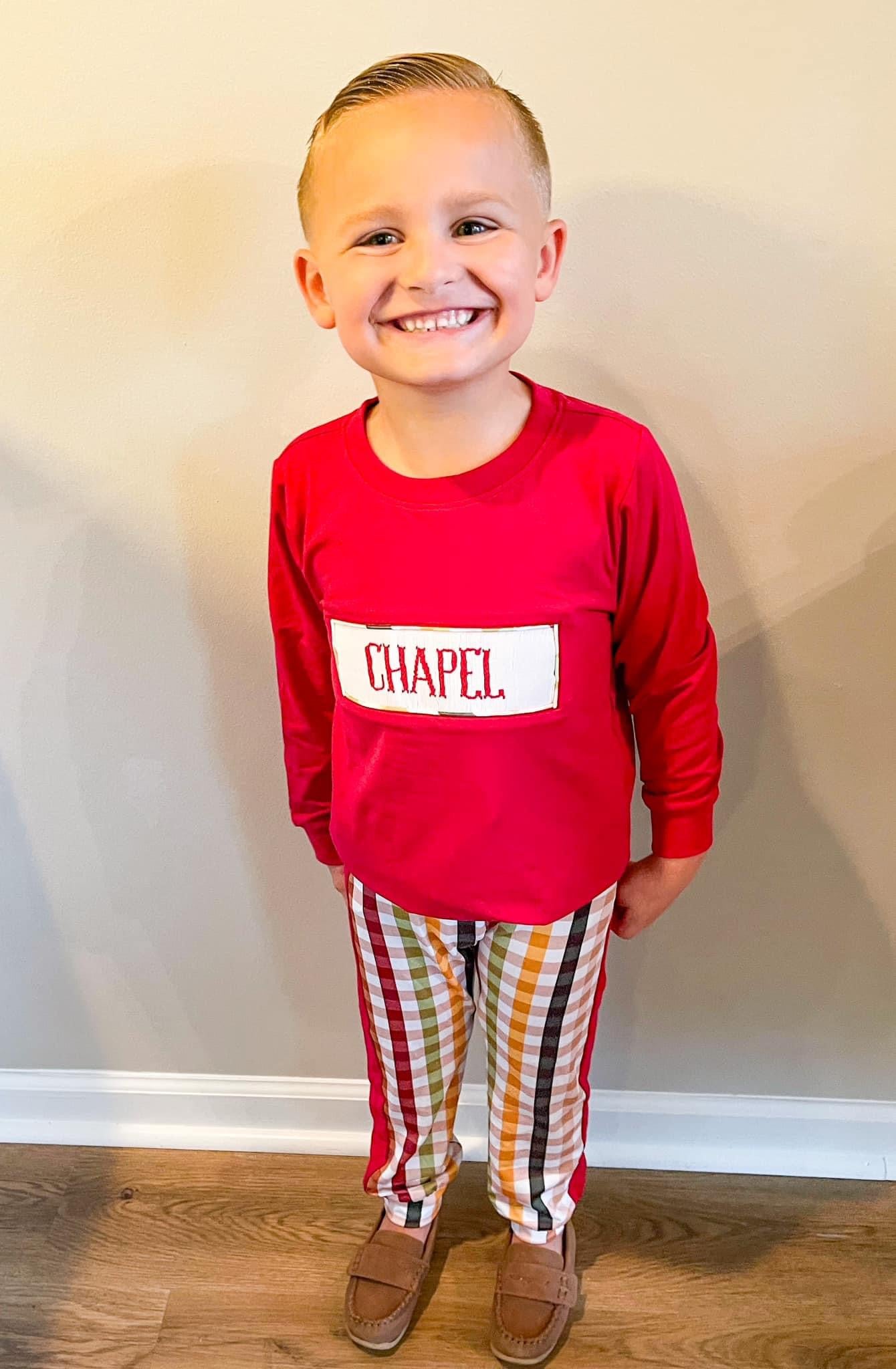 "MAMA'S BOY" Harvest Wishes Jogger Set