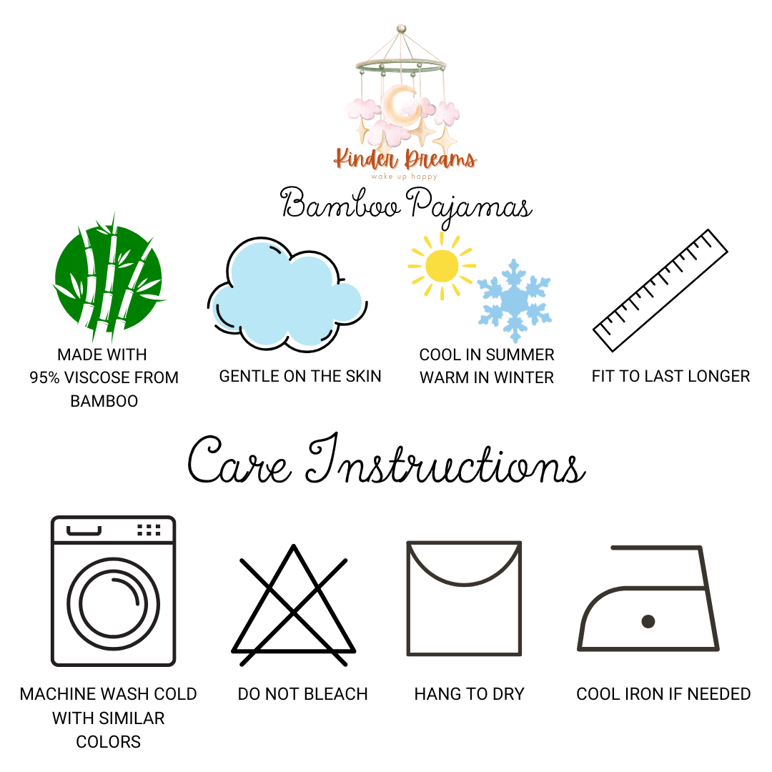 Kinder Dreams Bamboo Pajamas: Mom! Mom! Zippy