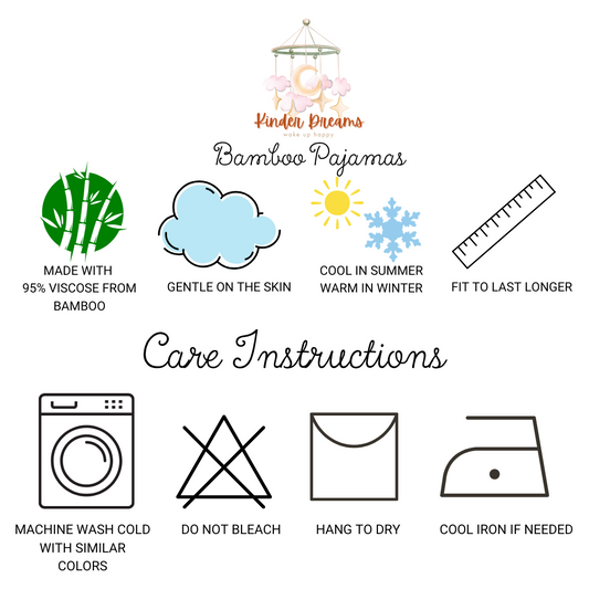 Kinder Dreams Bamboo Pajamas: Mom! Mom! Two-Piece Set