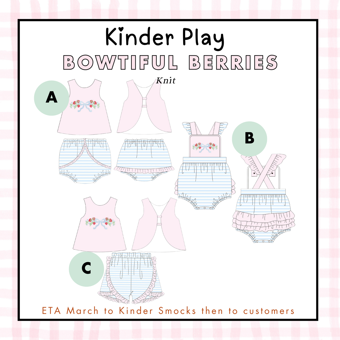 Kinder Play PO 1: Bowtiful Berries (ETA: March to KS then to customers)