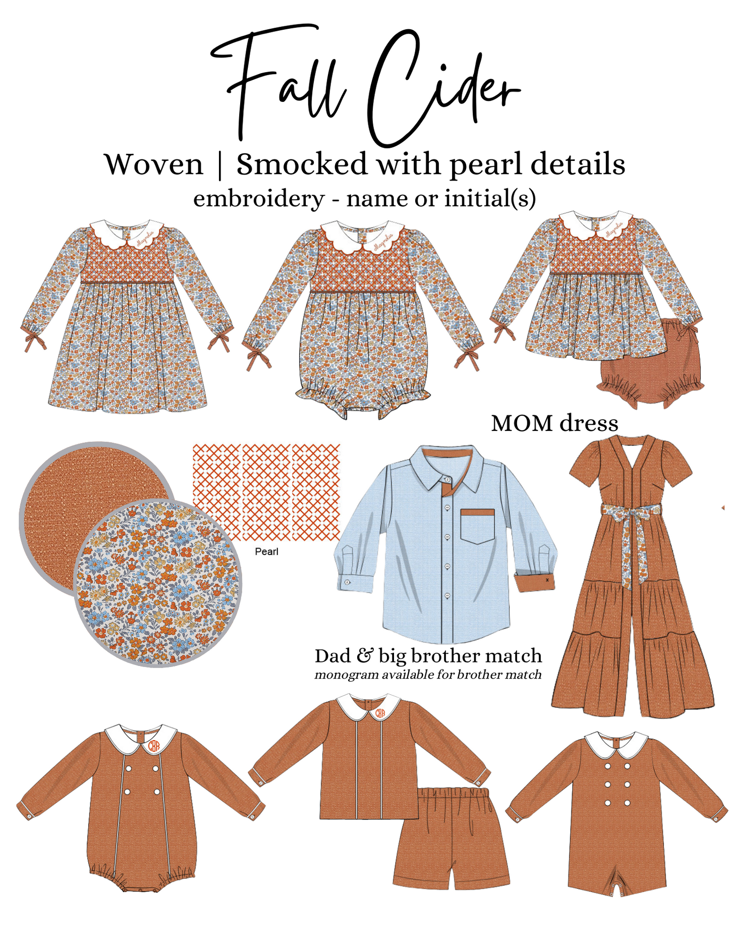 KS Fall Extras: Fall Cider Floral Bubble (RTS: 3-5 business days)