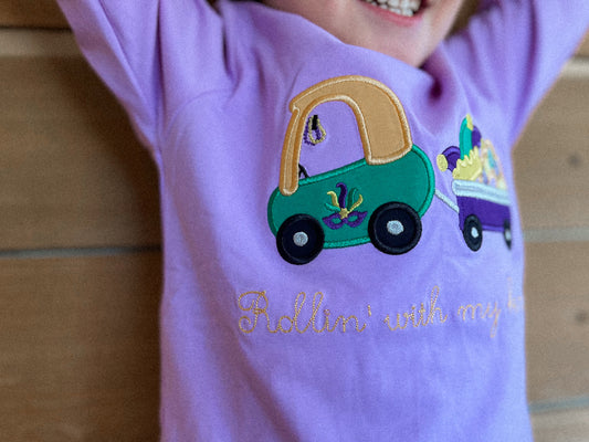 Rollin' With My Krewe Jogger Set