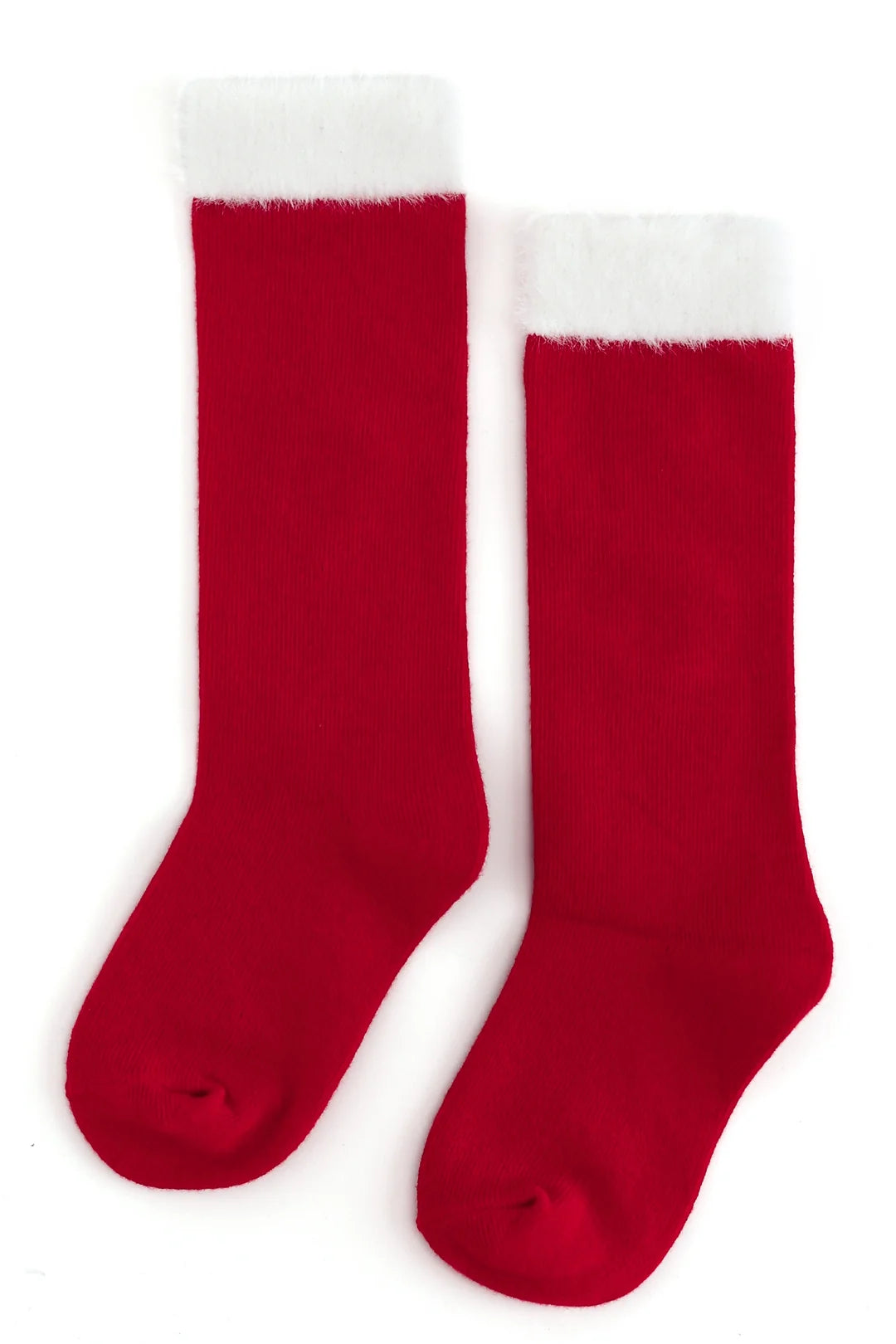 Little Stocking Co Fluffy Santa Baby Knee Socks (ETA - Mid November to KS then to customers