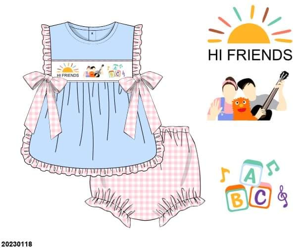 KS CLASSICS: Hi Friends! Bloomer Set (RTS 3-5 business days)