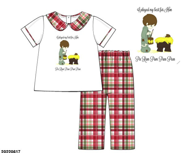 Little Drummer Boy Pants Set