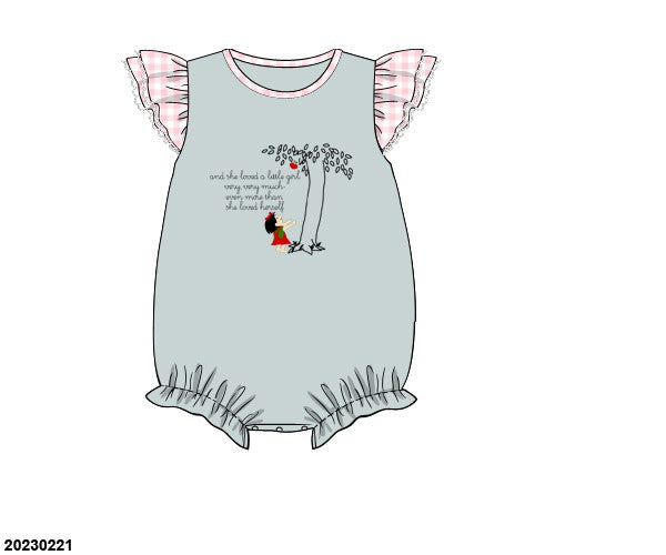 Back to School: Kind Tree Ruffled Bubble