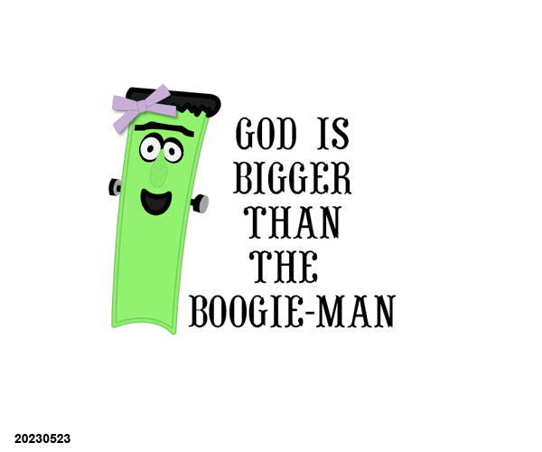 PO 11: God is Bigger! Scalloped Shirt (Ready to Ship)