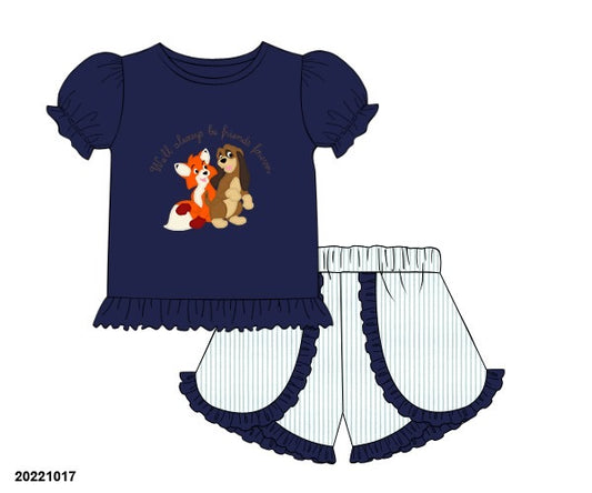 PO 5: Friends Forever Girl Shorts Set