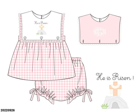 He Is Risen Bloomer Set
