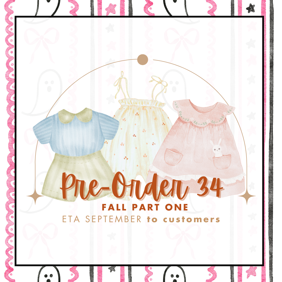 PO 34: Fall Part 1 (ETA September to customers)
