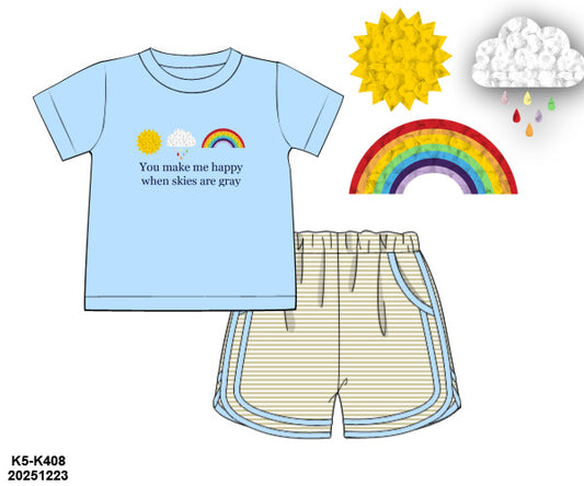 PRE-ORDER 44 Last of Summer: My Sunshine Shorts Set (ETA: Late May to customer)