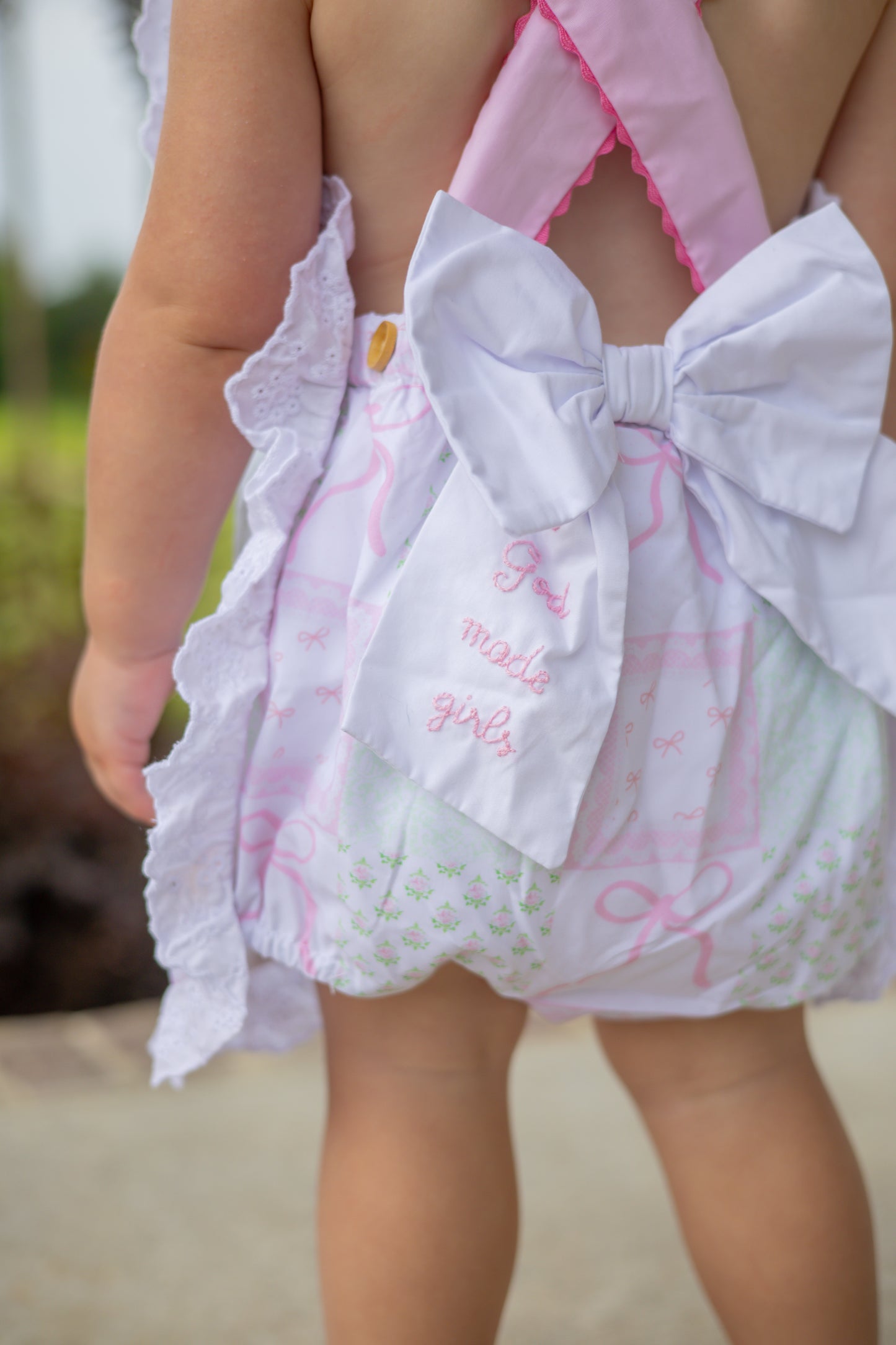 RTS PO 46 CHARACTERS & MORE: KS Patchwork Sunsuit (ships out in 3-5 days)