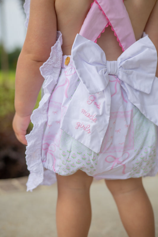 RTS PO 46 CHARACTERS & MORE: KS Patchwork Sunsuit (ships out in 3-5 days)