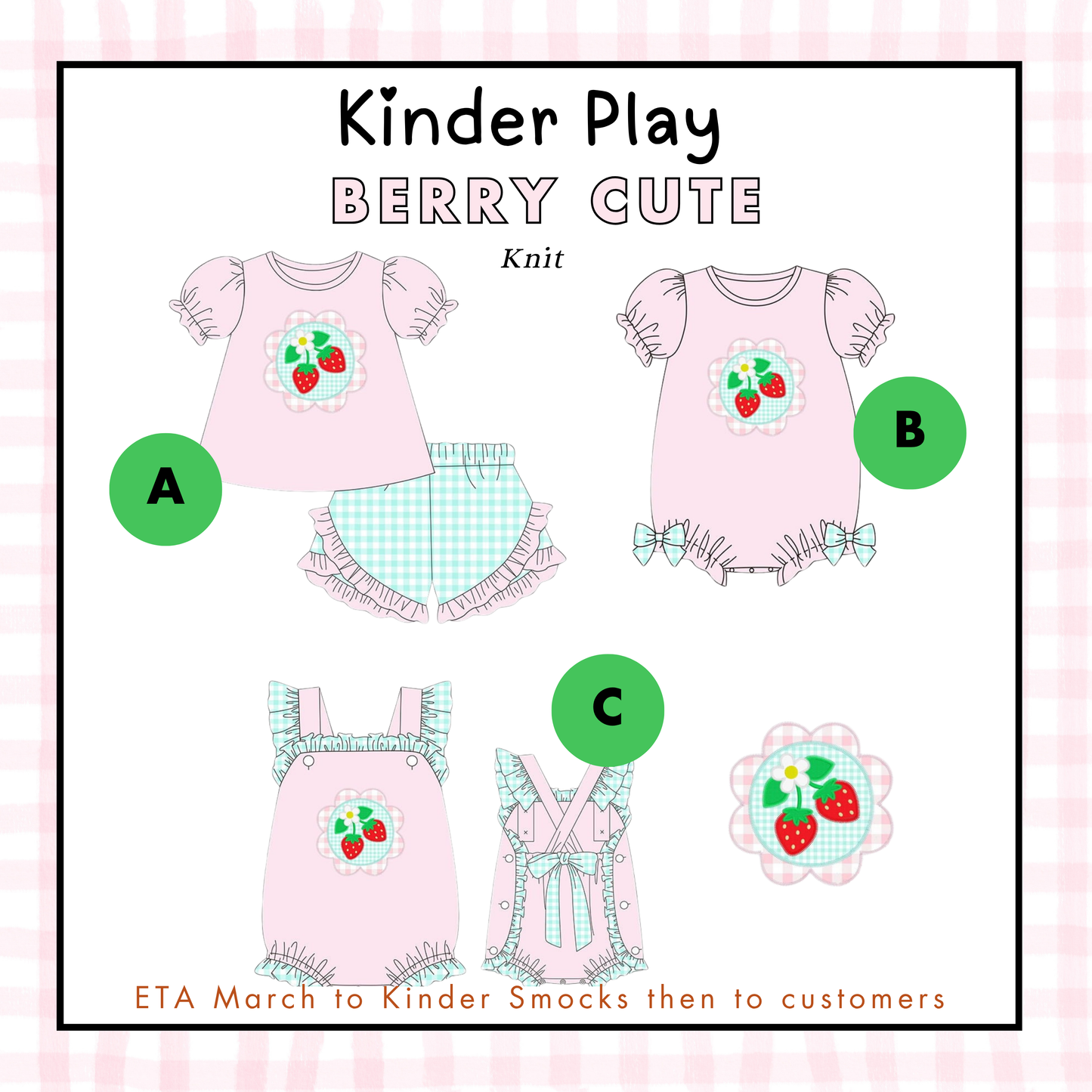 Kinder Play PO 1: Berry Cute (ETA: March to KS then to customers)