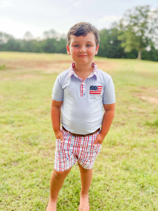 PO 29 EXTRAS RTS: American Heartthrob Shorts Set (ships in 3-5 business days)