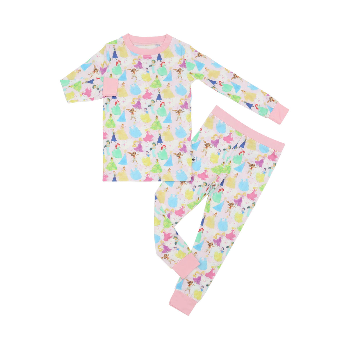 Kinder Dreams Bamboo Pajamas: Fit for a Princess Two-Piece (ships in 3-5 business days)