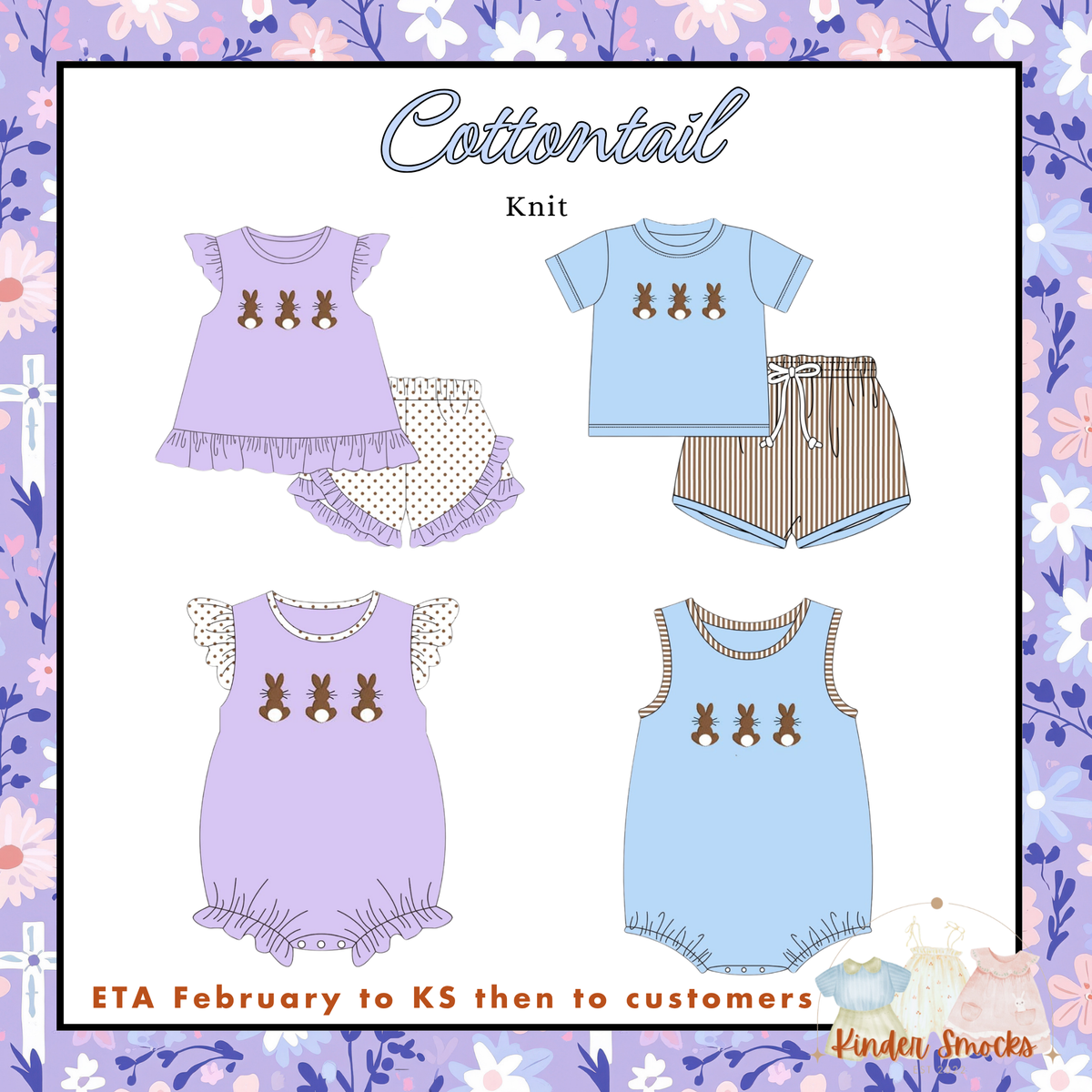 Kinder Play PO 6 Easter: Cottontail (ETA February to KS then to customers)
