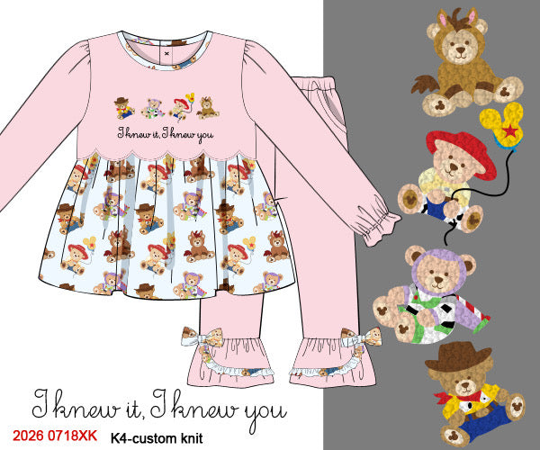 PO 52 MAGICAL WINTER: Beary Loved Pants Set (ETA late November to customers)