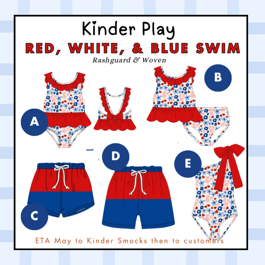 Kinder Play PO 2: RWB Swim (ETA: May to KS then to customers)