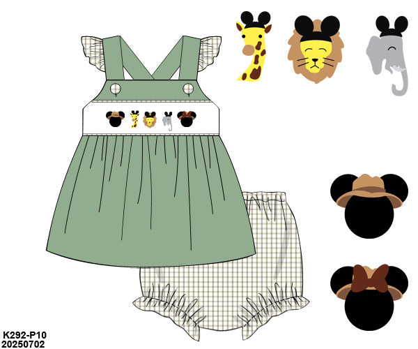 PRE-ORDER 40 Pretty Magical: Jambo, Friends Bloomers Set (ETA: January to KS then to customers)