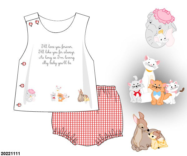 PRE-ORDER 42 Mother's Day: Love You Forever Diaper Set (ETA: March to KS then to customers)