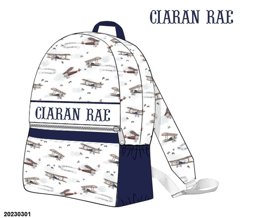 PO 45 BACK TO SCHOOL: Plane Cute Backpack (ETA: June to customers)