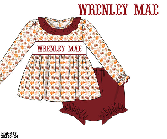 PO 49 FALL FINALE: Fall Sunset Bloomers Set (ETA: late August to customers)