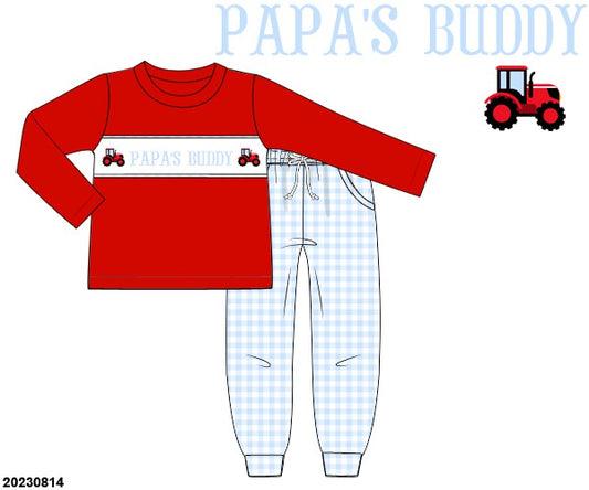 Red Tractor Joggers Set