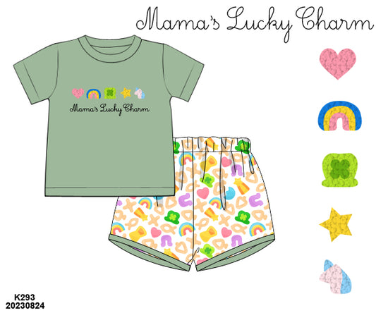 Pre-Order 54 St. Paddy's: Mama's Lucky Charm Shortie Set (ETA January to KS then to customers)