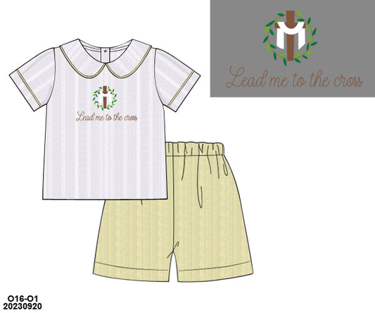 Lead Me To The Cross Shorts Set