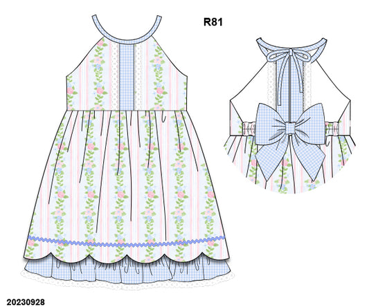 RTS: Kallie Grace Bow Dress (ships in 3-5 business days)
