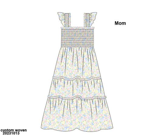 Hebrews 12:2 Floral Mom Dress