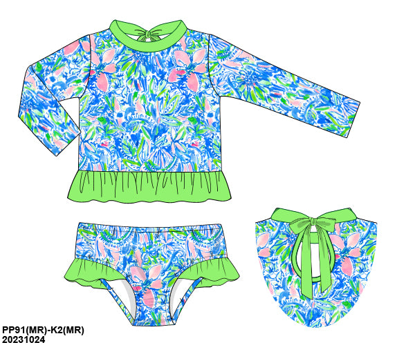 KS CLASSICS: Lilly's Cove Two-Piece Rashguard (RTS 3-5 business days)