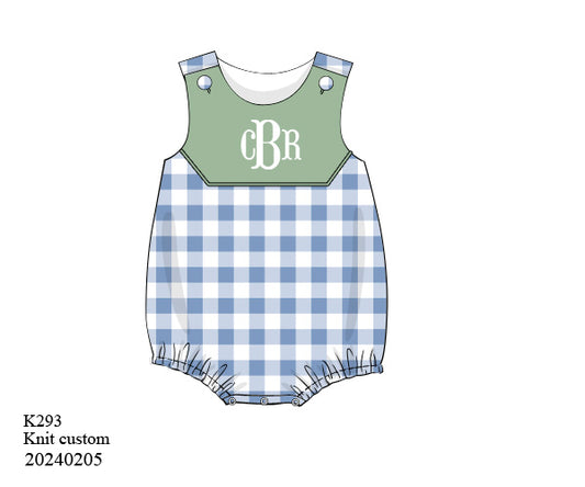 PO 29 EXTRAS RTS: Kristin's Floral Gingham Bubble (ships in 3-5 business days)