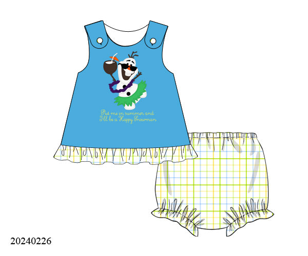 PO 46 CHARACTERS & MORE: Happy Snowman Bloomers Set (ETA: late June to customers)