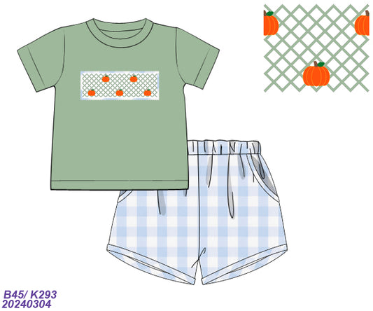 Geo Pumpkins Shortie Set