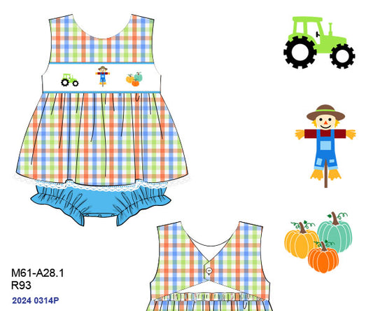 KS Fall Extras: Fall Harvest Ruffled Bubble (RTS: 3-5 business days)