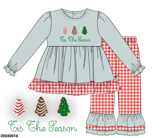 PRE-ORDER 36 CHRISTMAS PART ONE: Tis The Season Pants Set (ETA: October to customers)