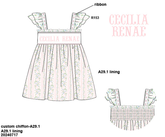 Katherine's Floral Dress - MAMA'S GIRL