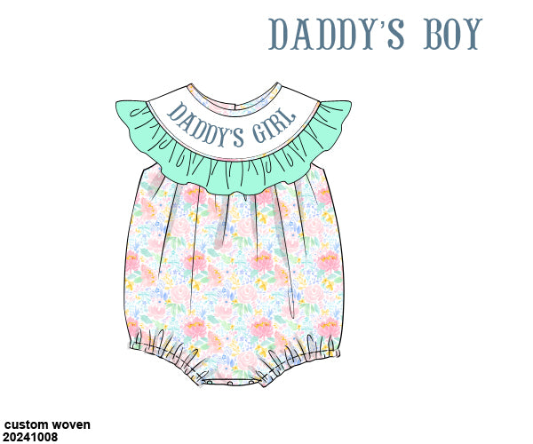 PO 29 RTS EXTRAS: Florence Floral Bubble - DADDY'S GIRL (ships in 3-5 business days)