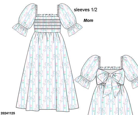 PRE-ORDER 32 TRANSITION TO FALL: Vienna Mom Dress (ETA: AUGUST to customers)