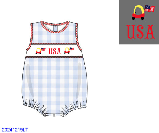 PO 29 EXTRAS RTS: Patriotic Cozy Coupe Bubble - USA (ETA April to KS then to customers)