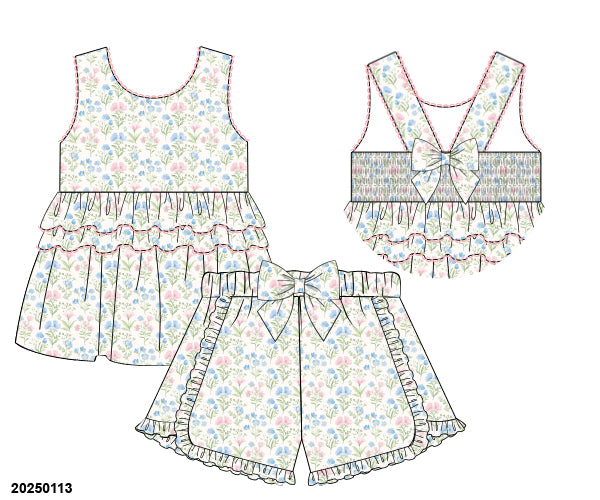 PO 46 CHARACTERS & MORE: Secret Garden Shorts Set (ETA: late June to customers)