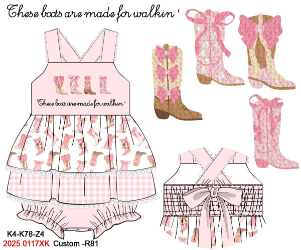 PO 30 RTS: Boots & Rodeo Skirted Bubble (ships in 3-5 business days)